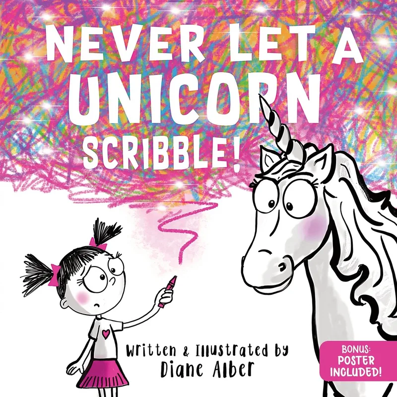 Never Let A- Never Let a Unicorn Scribble von Sourcebooks – Buchfoto