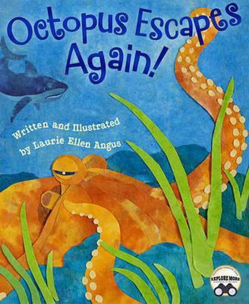 Octopus Escapes Again! van Sourcebooks – boekfoto