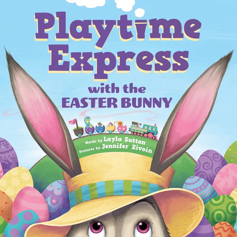 Playtime Express- Playtime Express with the Easter Bunny von Sourcebooks – Buchfoto
