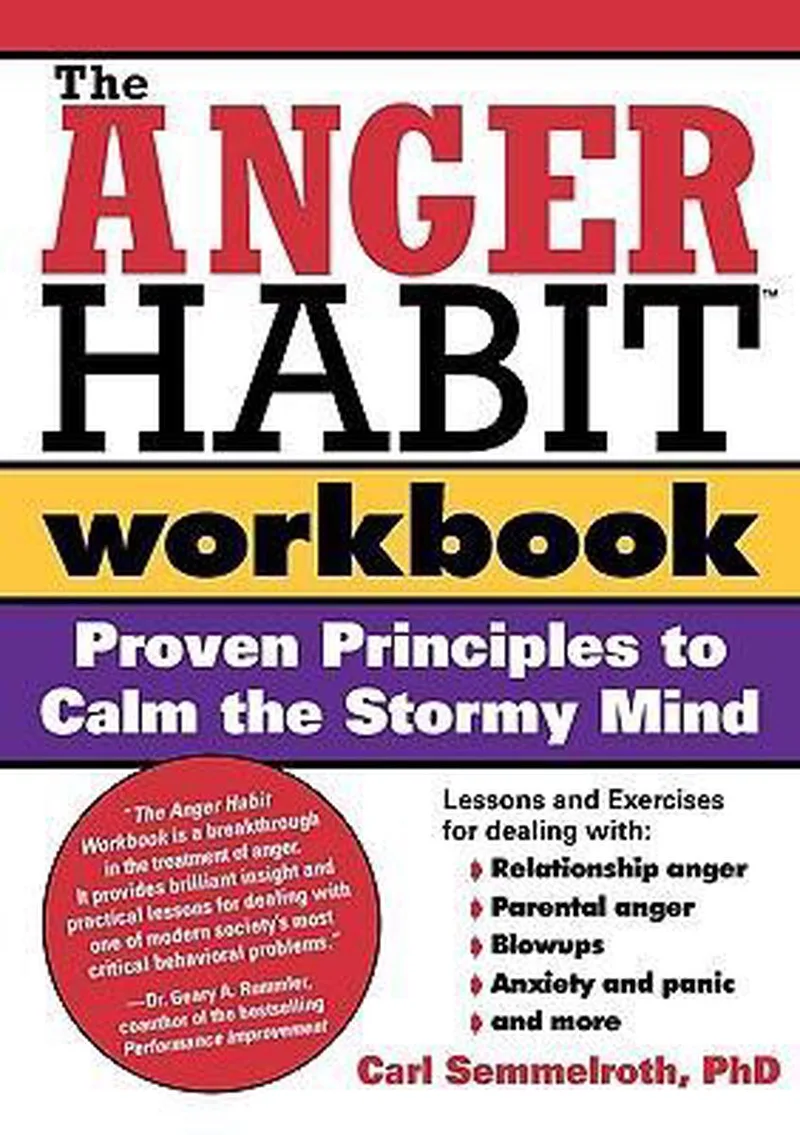 The Anger Habit Workbook von Sourcebooks – Buchfoto