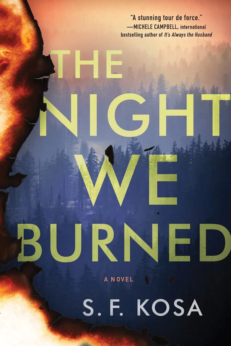 The Night We Burned fra Sourcebooks – billede af bogen
