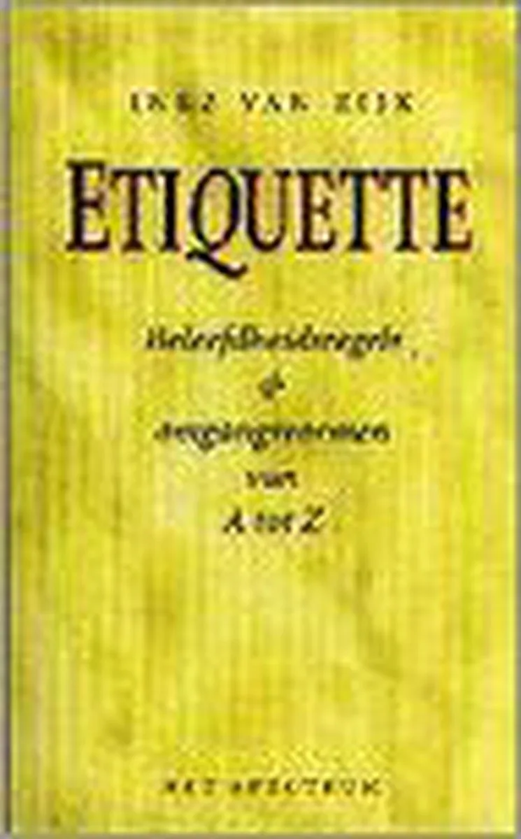 Etiquette von Spectrum – Buchfoto