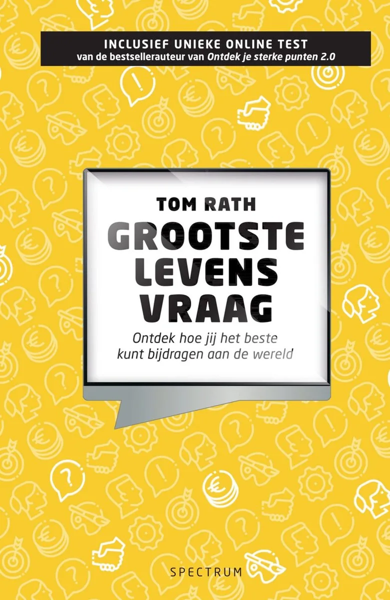 Grootste levensvraag van Spectrum – boekfoto