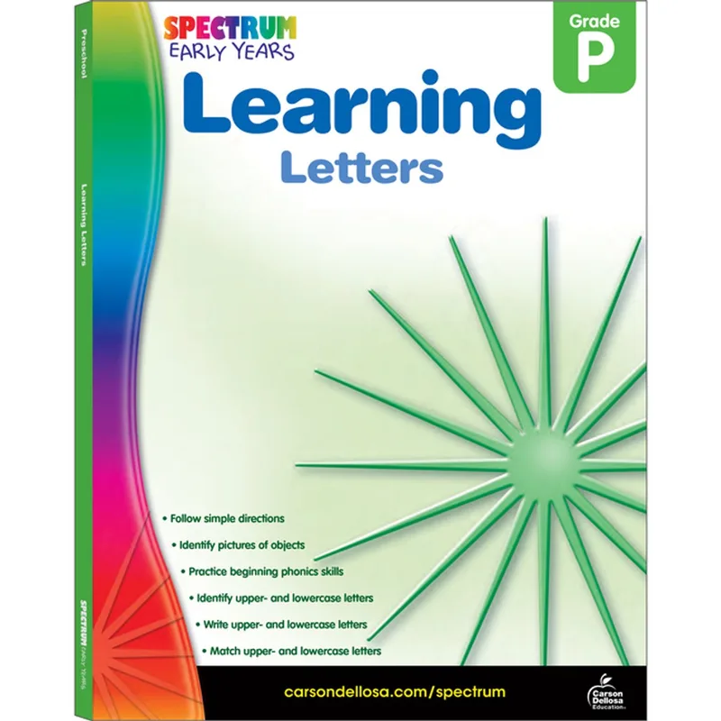 Learning Letters, Preschool von Spectrum – Buchfoto