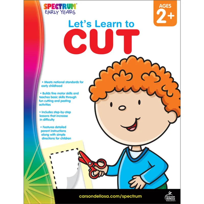 Let's Learn to Cut, Ages 2 - 5 van Spectrum – boekfoto