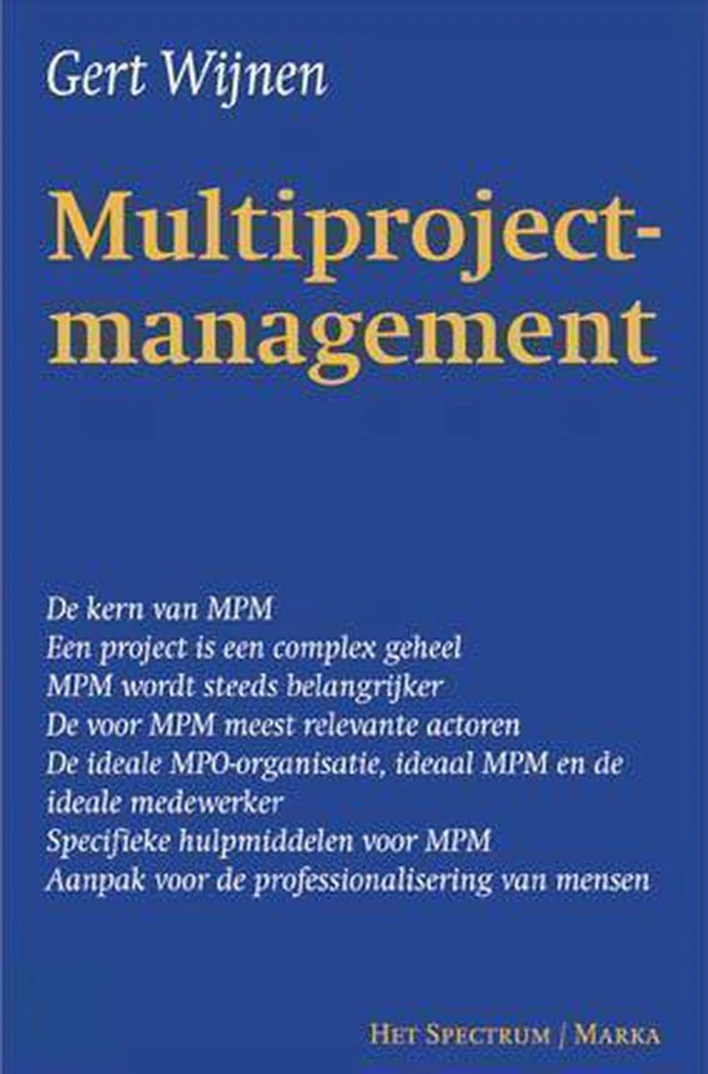 MULTIPROJECTMANAGEMENT von Spectrum – Buchfoto