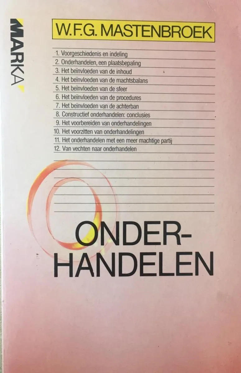Onderhandelen von Spectrum – Buchfoto