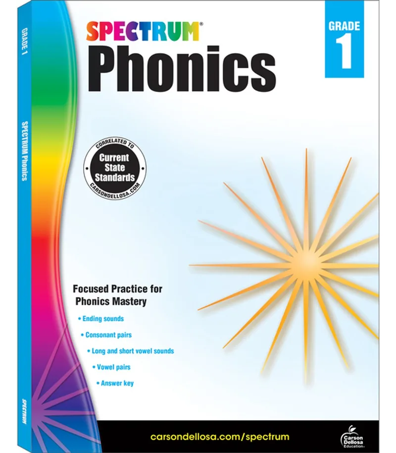 Phonics, Grade 1 von Spectrum – Buchfoto