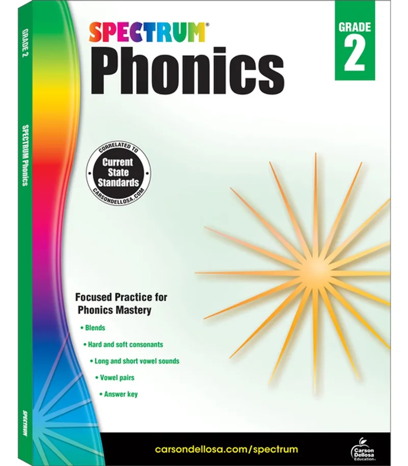 Phonics, Grade 2 van Spectrum – boekfoto