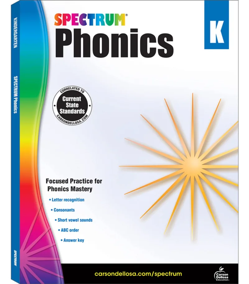 Phonics, Grade K von Spectrum – Buchfoto