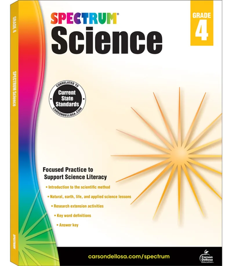 Science, Grade 4 fra Spectrum – billede af bogen