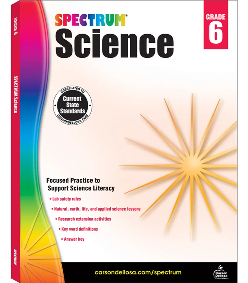 Science, Grade 6 von Spectrum – Buchfoto