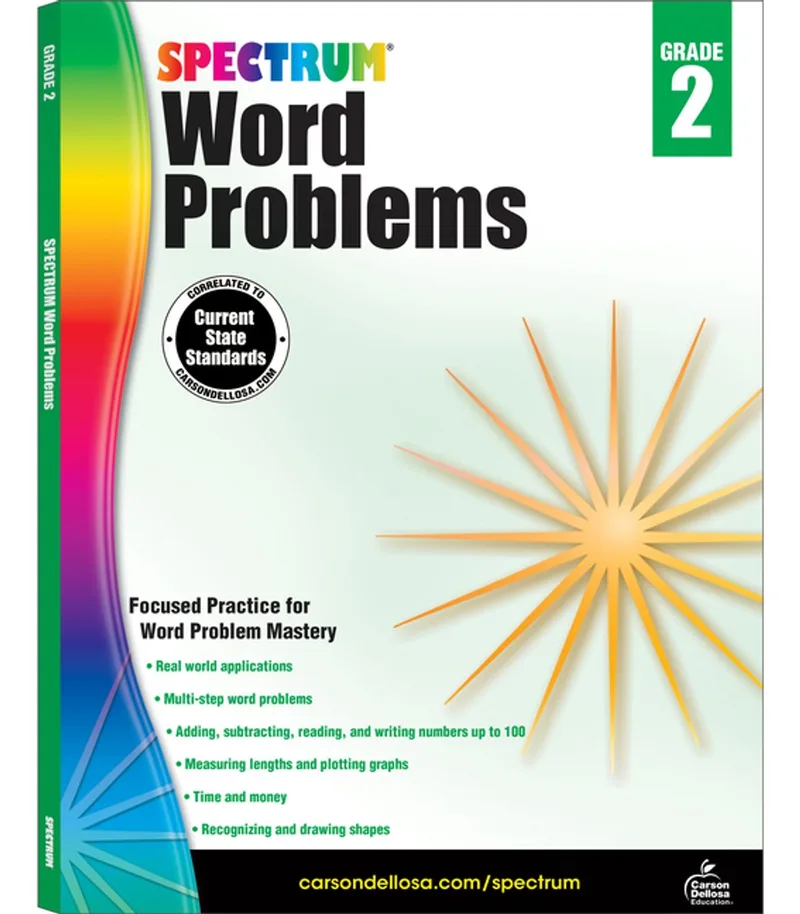 Word Problems, Grade 2 von Spectrum – Buchfoto