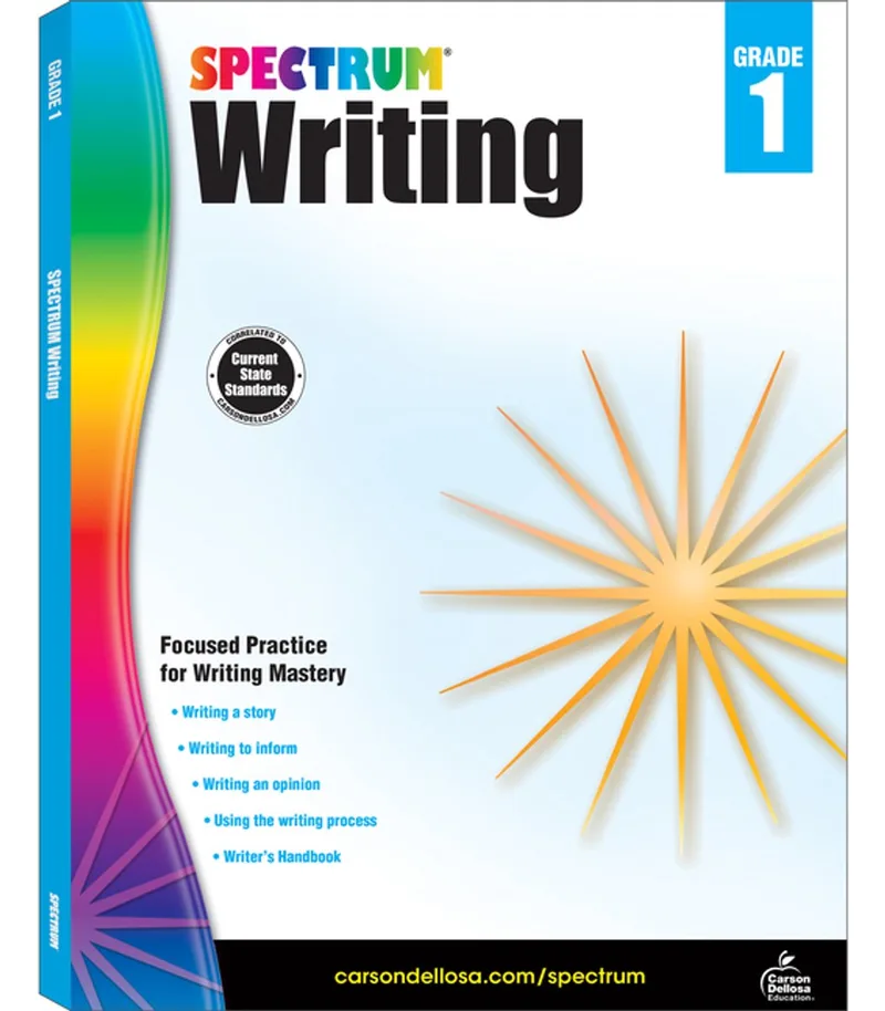 Writing, Grade 1 von Spectrum – Buchfoto