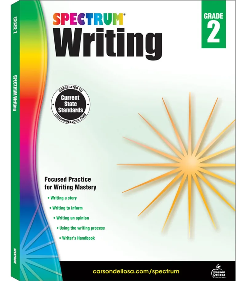 Writing, Grade 2 fra Spectrum – billede af bogen