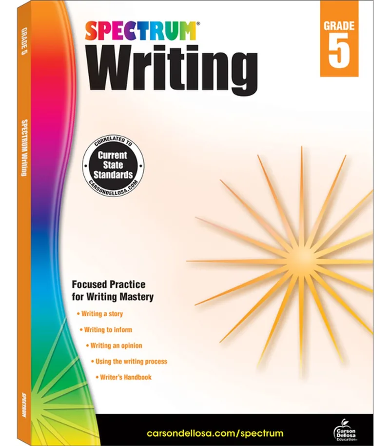 Writing, Grade 5 von Spectrum – Buchfoto