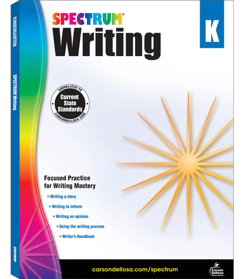 Writing, Grade K von Spectrum – Buchfoto