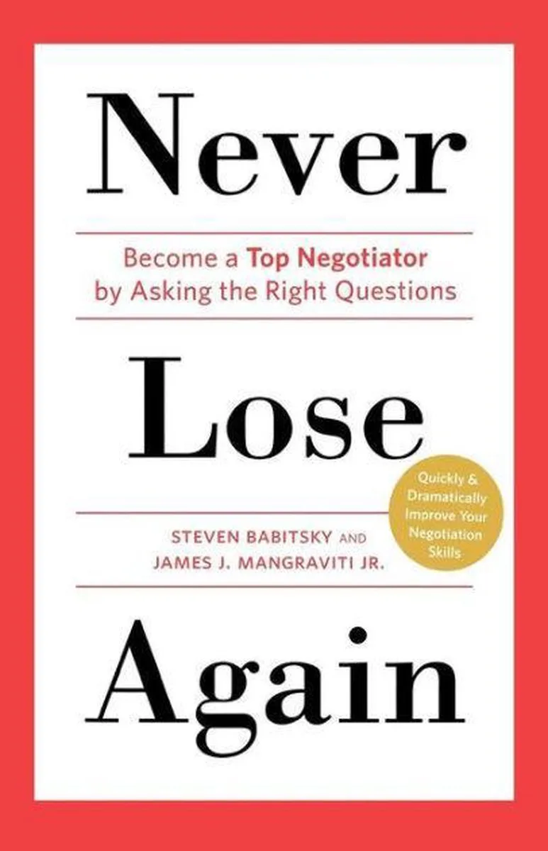 Never Lose Again von St. Martin's Press – Buchfoto