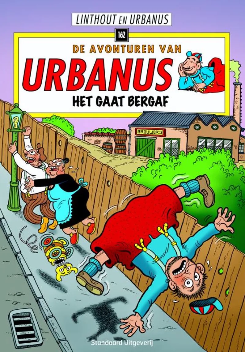 De avonturen van Urbanus 162 - Urbanus in: Het gaat bergaf de Standaard Uitgeverij – photo du livre