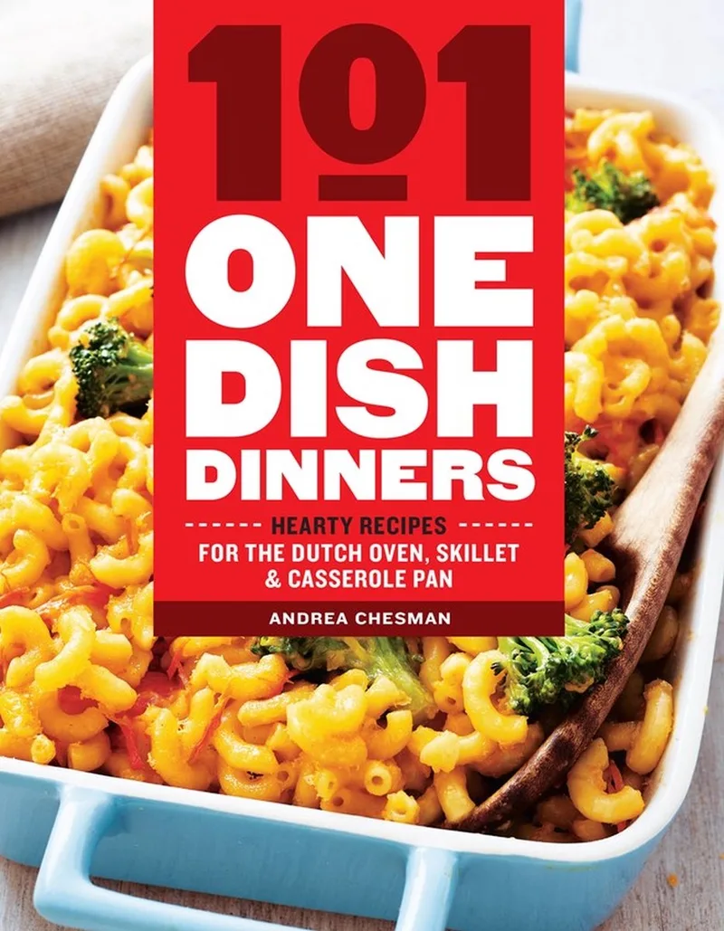 101 One-Dish Dinners fra Storey Publishing – billede af bogen