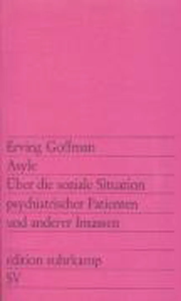 Asyle fra Suhrkamp – billede af bogen