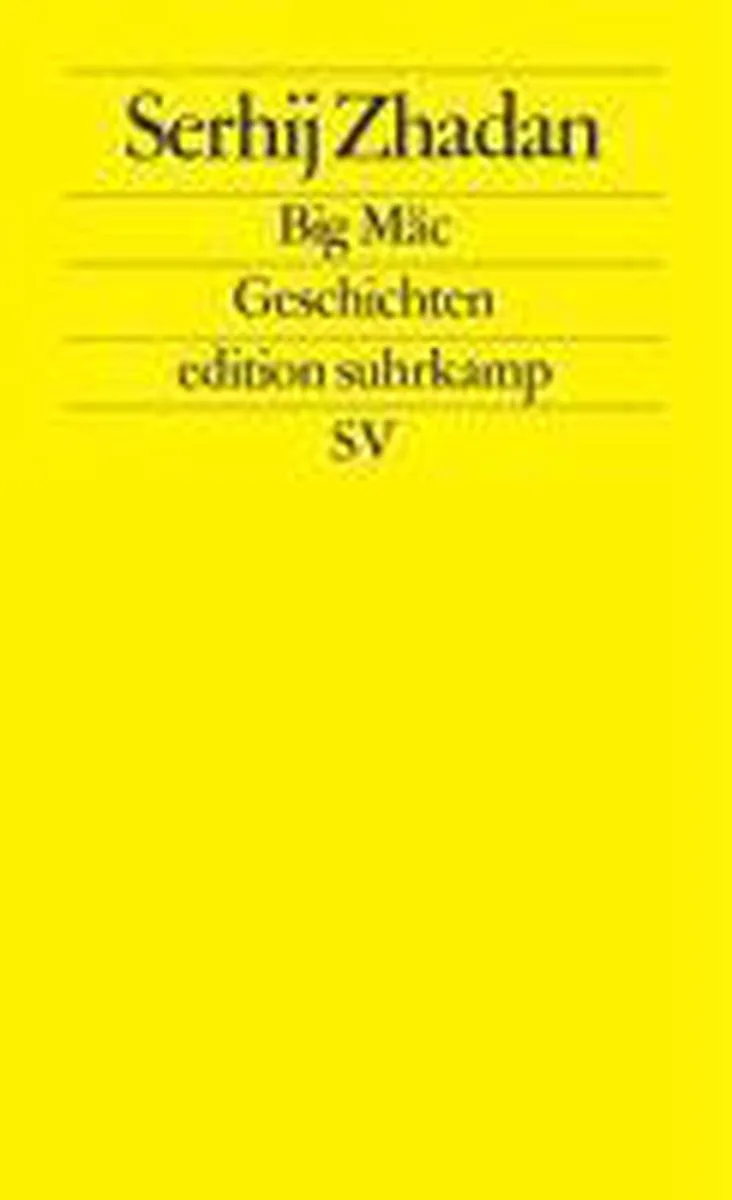 Big Mäc van Suhrkamp – boekfoto