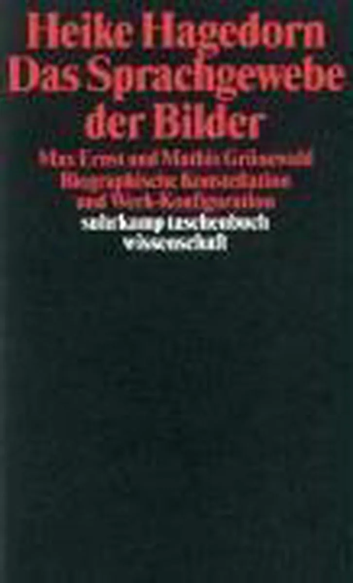 Das Sprachgewebe der Bilder von Suhrkamp – Buchfoto