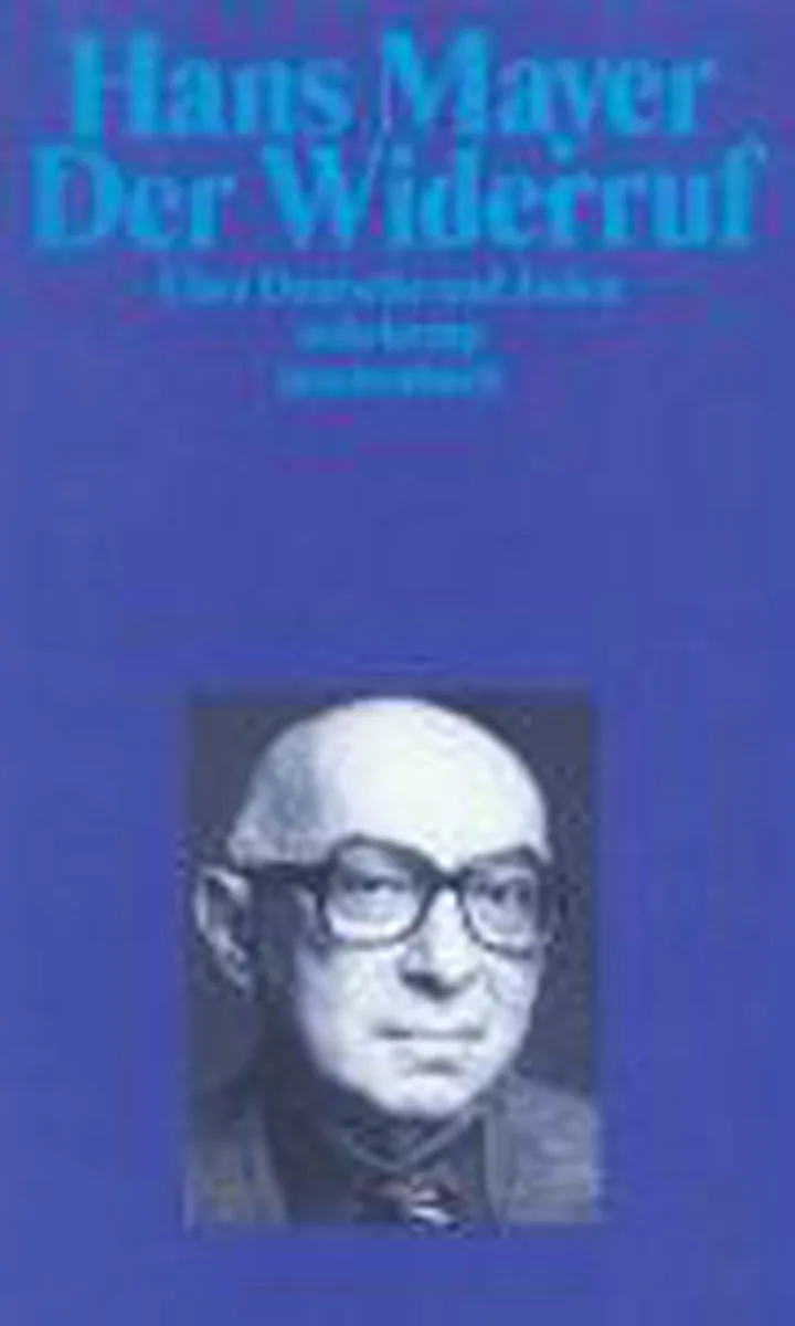 Der Widerruf von Suhrkamp – Buchfoto