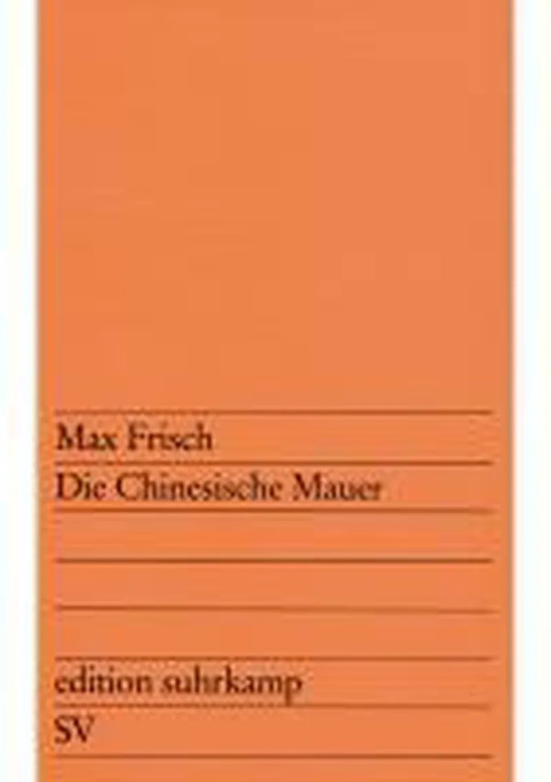 Die chinesische Mauer von Suhrkamp – Buchfoto