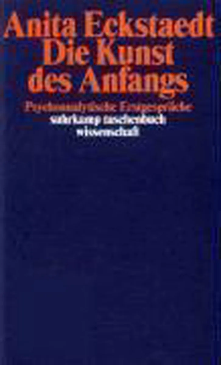 Die Kunst des Anfangs fra Suhrkamp – billede af bogen