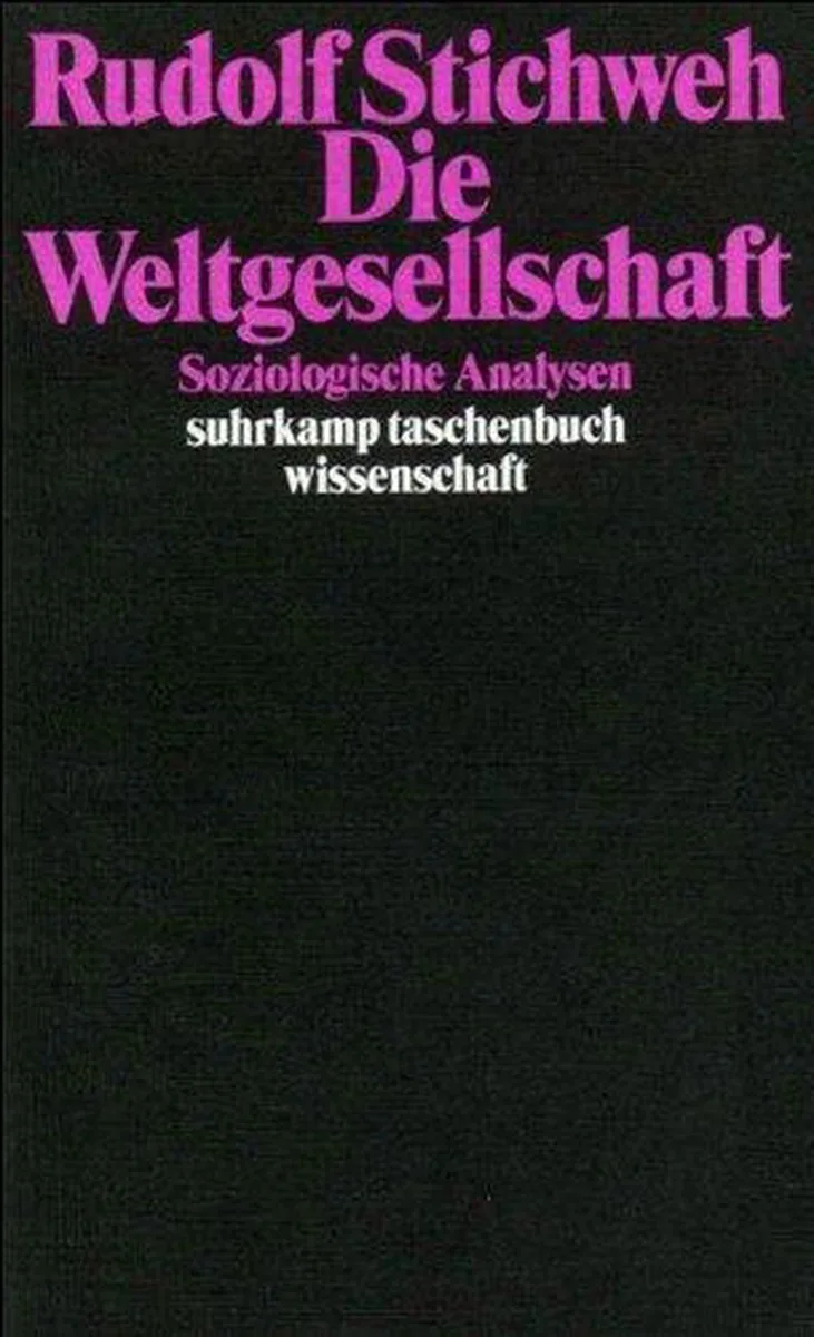 Die Weltgesellschaft von Suhrkamp – Buchfoto