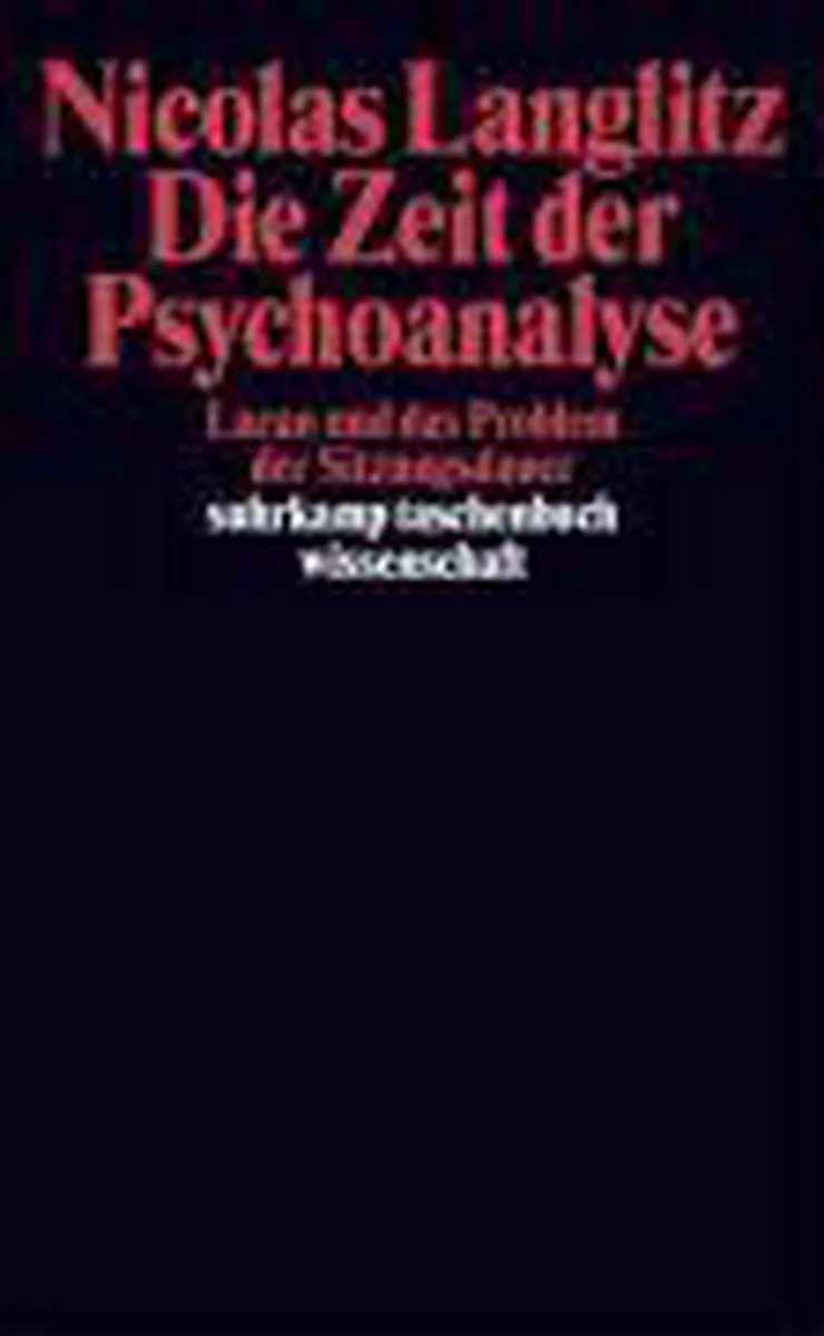 Die Zeit der Psychoanalyse von Suhrkamp – Buchfoto