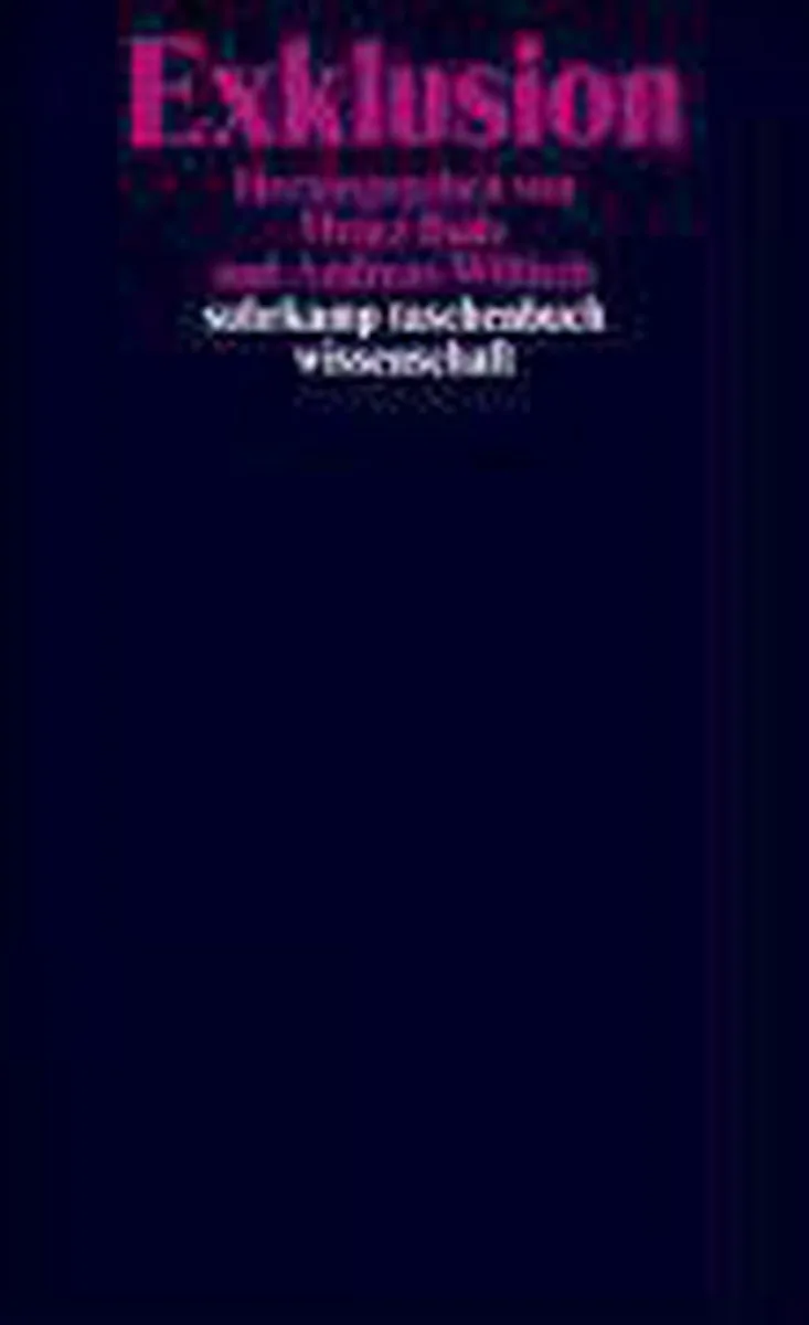 Exklusion von Suhrkamp – Buchfoto