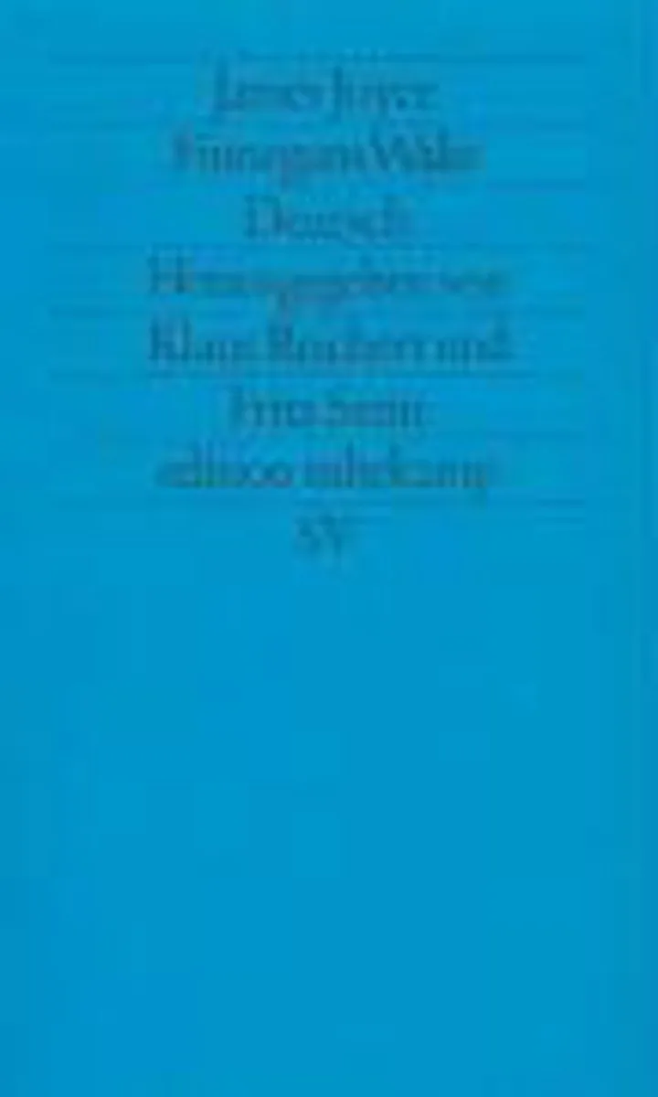 Finnegans Wake von Suhrkamp – Buchfoto