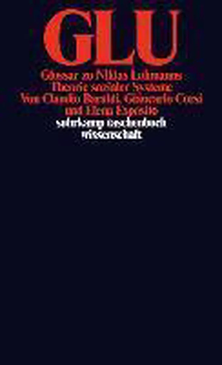 GLU von Suhrkamp – Buchfoto