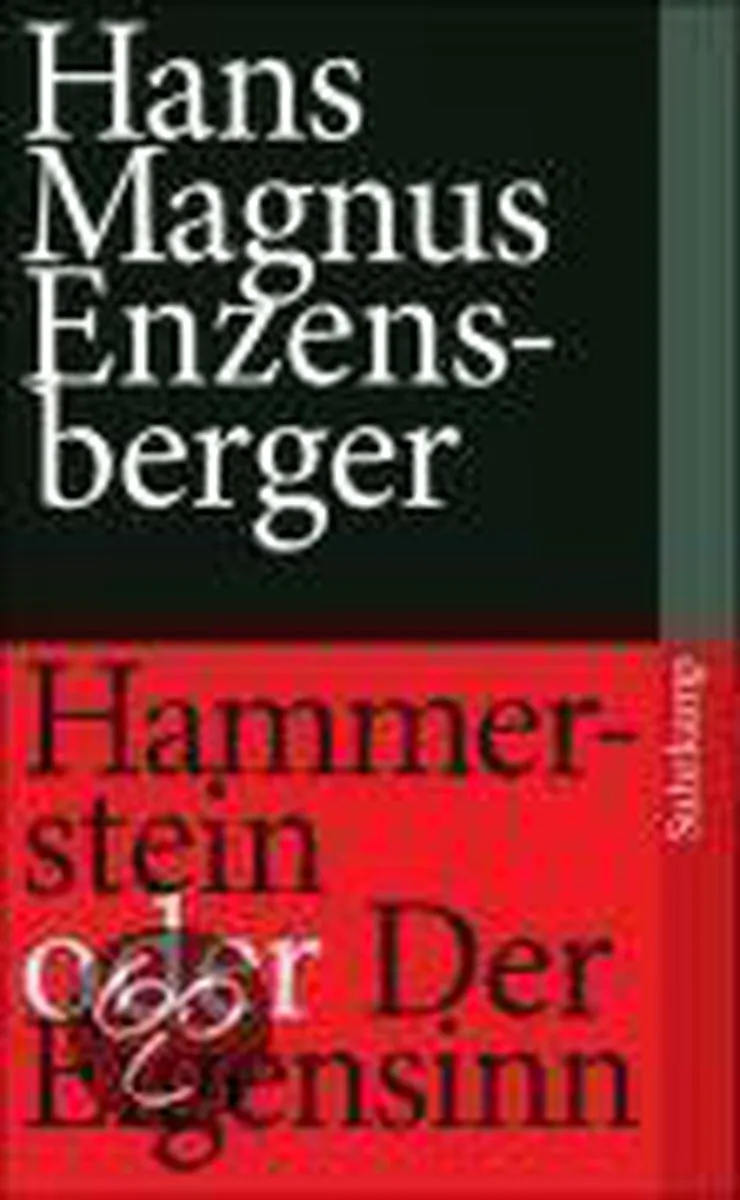 Hammerstein oder Der Eigensinn de Suhrkamp – photo du livre
