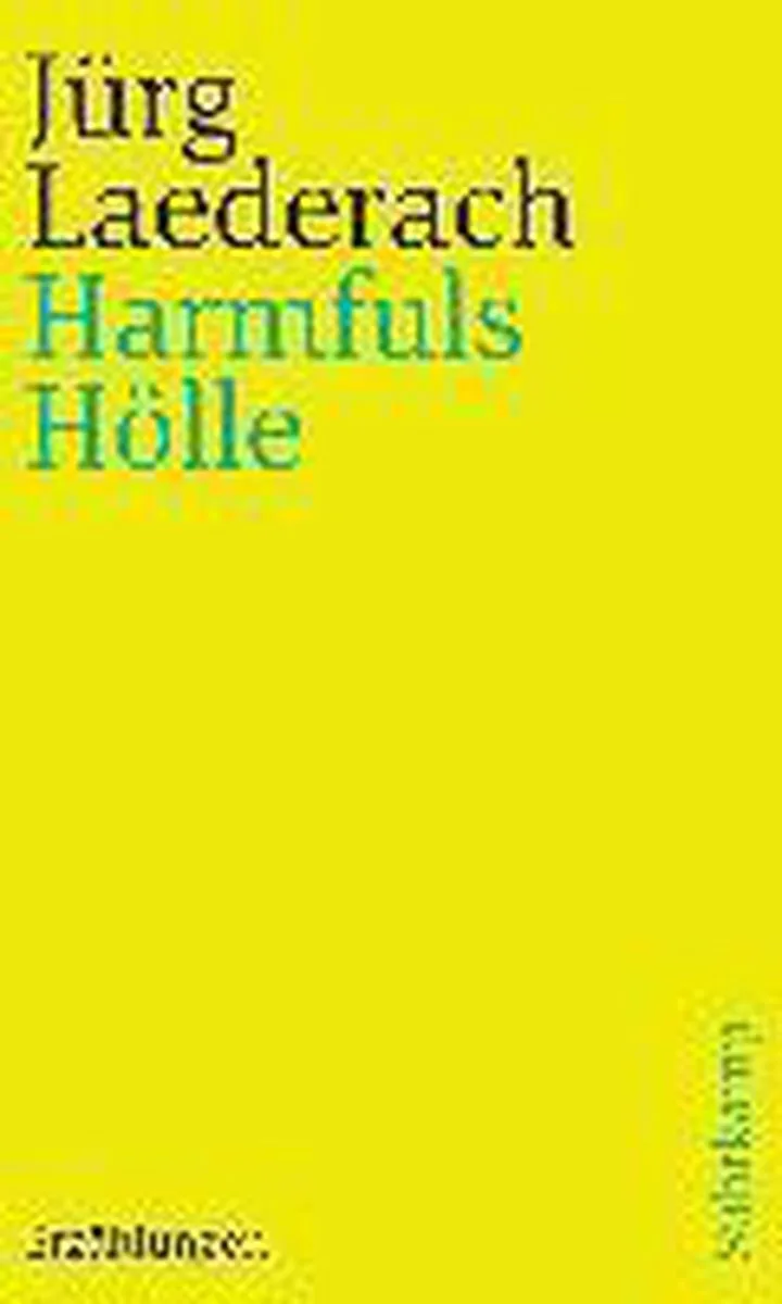 Harmfuls Hölle van Suhrkamp – boekfoto