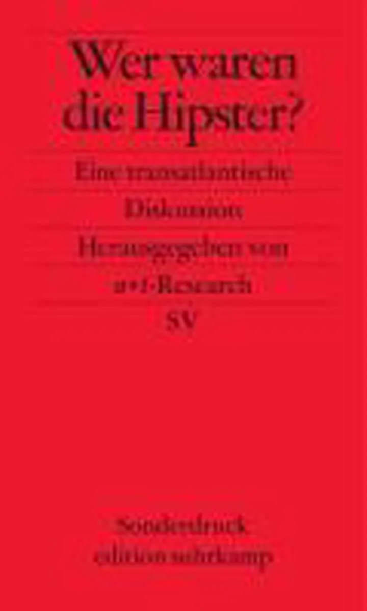 Hipster van Suhrkamp – boekfoto