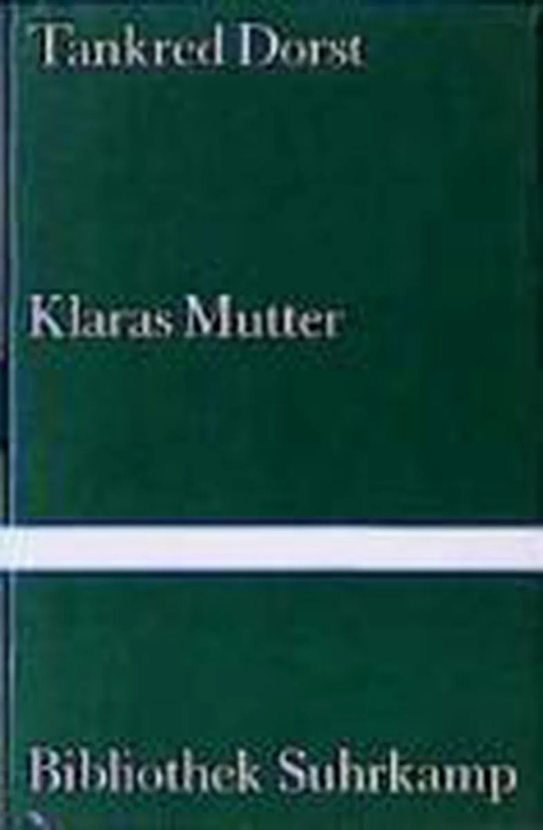 Klaras Mutter von Suhrkamp – Buchfoto
