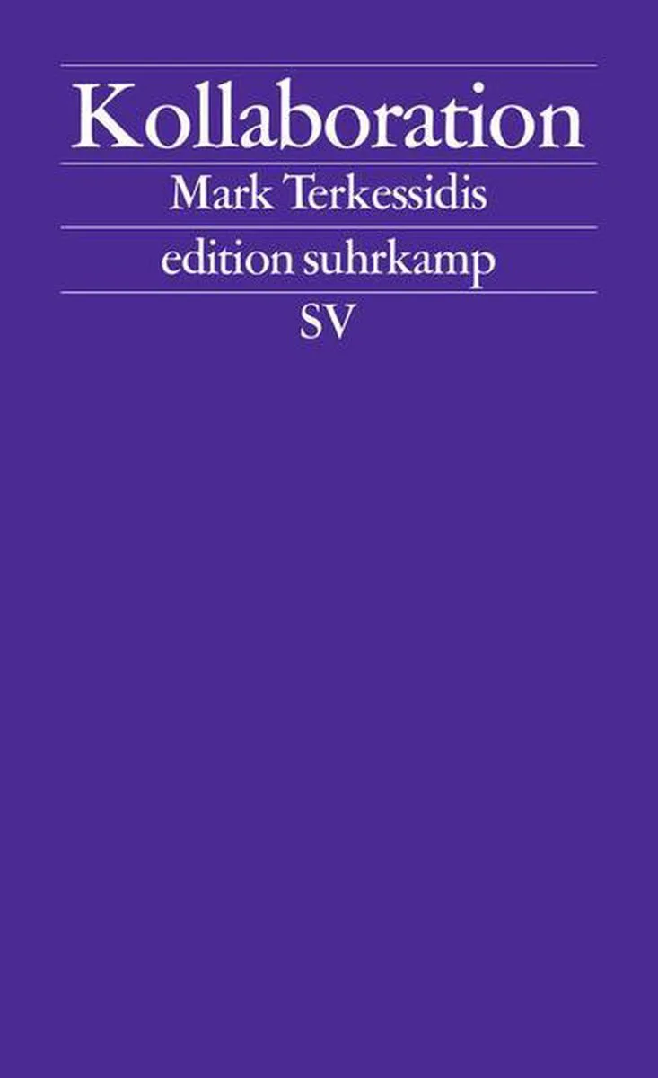 Kollaboration de Suhrkamp – photo du livre