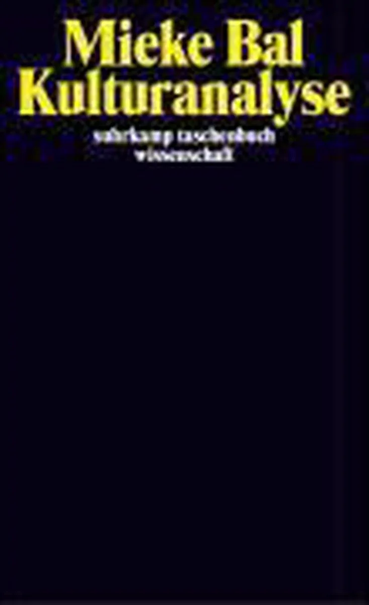 Kulturanalyse de Suhrkamp – photo du livre