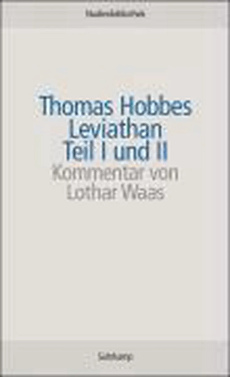 Leviathan från Suhrkamp – bokbild