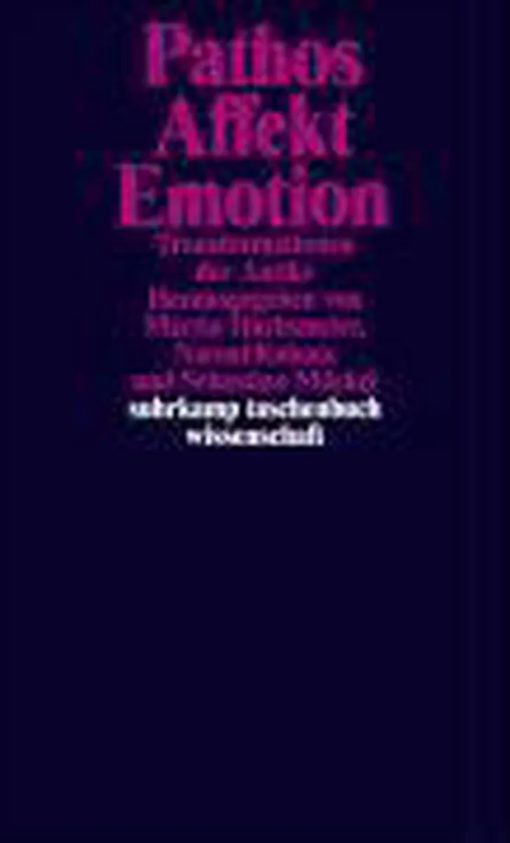 Pathos, Affekt, Emotion von Suhrkamp – Buchfoto