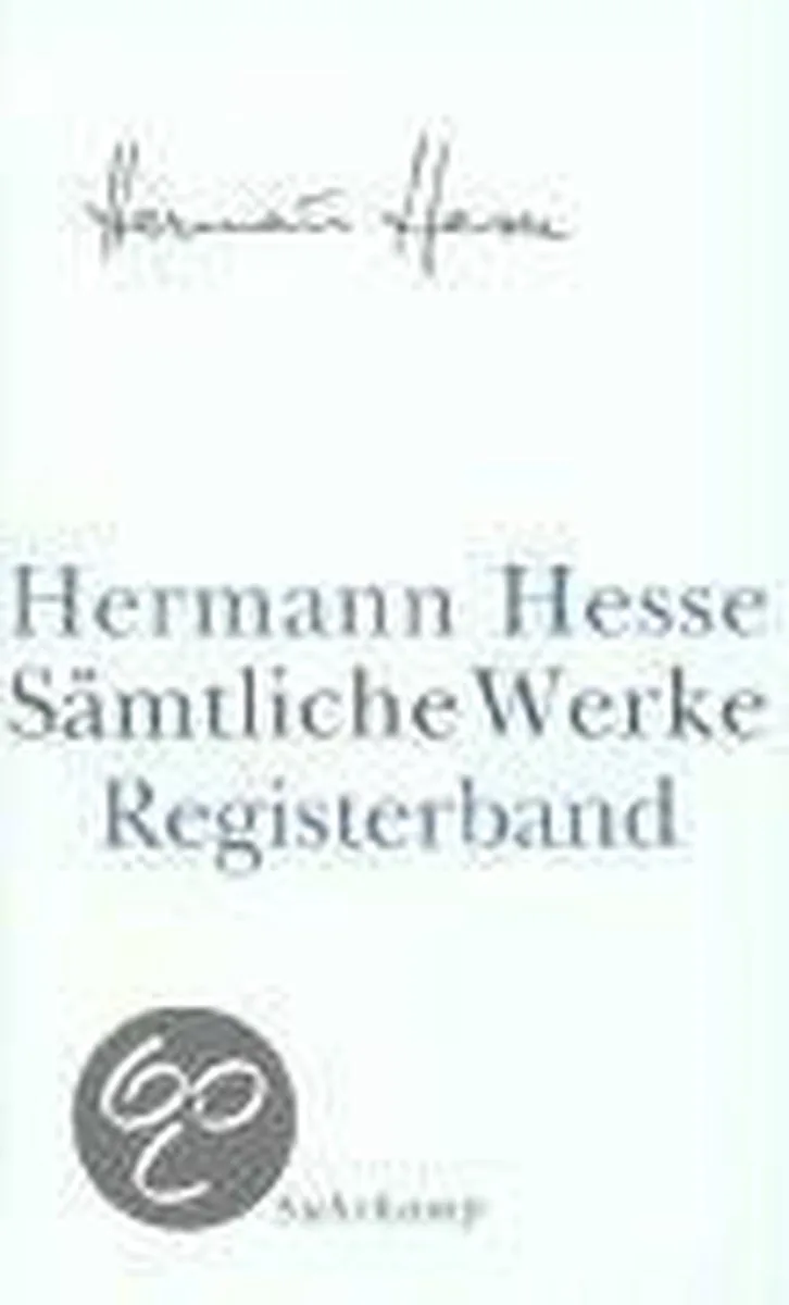 Register de Suhrkamp – photo du livre