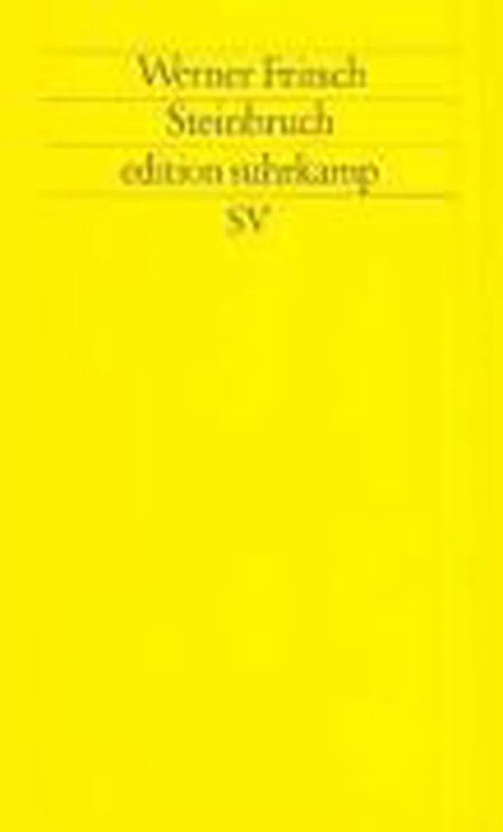 Steinbruch de Suhrkamp – photo du livre