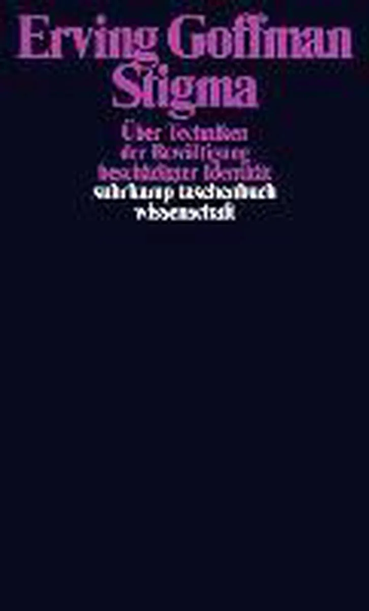 Stigma by Suhrkamp – book photo