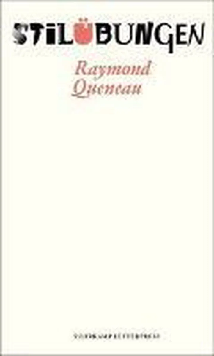 Stilübungen by Suhrkamp – book photo