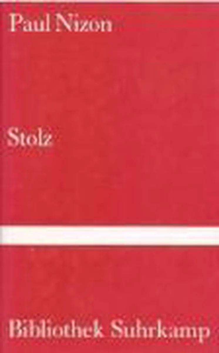 Stolz fra Suhrkamp – billede af bogen