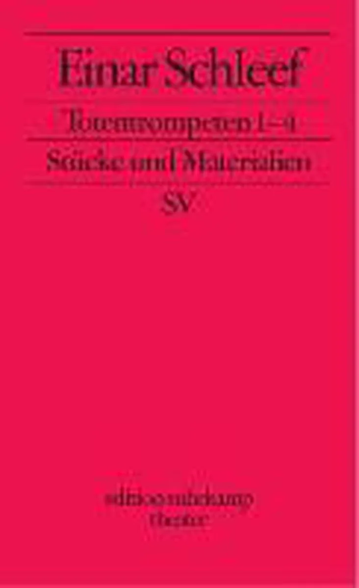 Totentrompeten 1 - 4 von Suhrkamp – Buchfoto