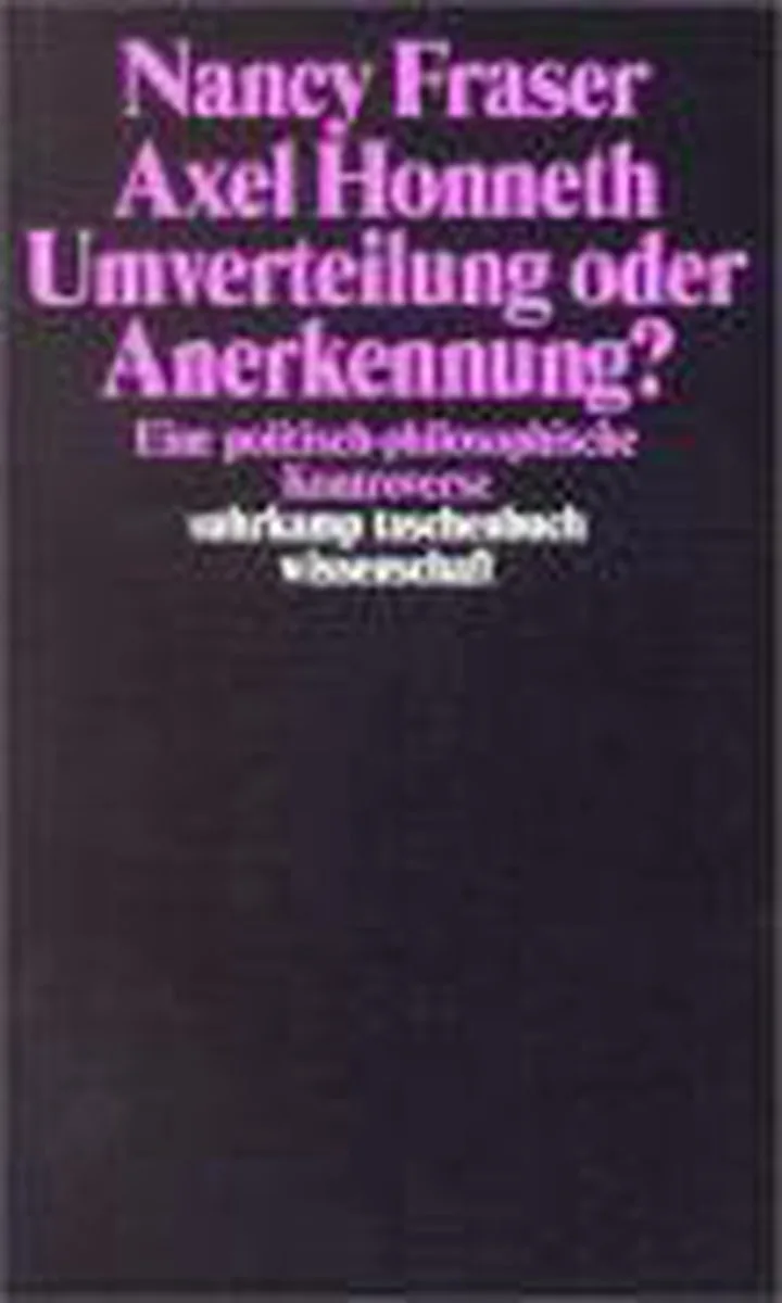 Umverteilung oder Anerkennung? von Suhrkamp – Buchfoto